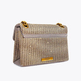 Kurt Geiger Mini Borsa Kensington Fabric Beige